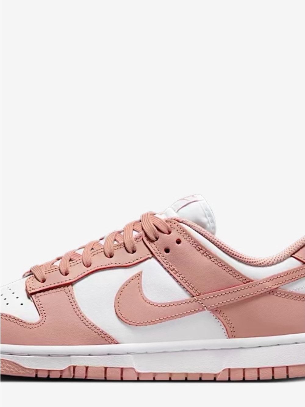 Nike Women Dunk Low — Pink/White